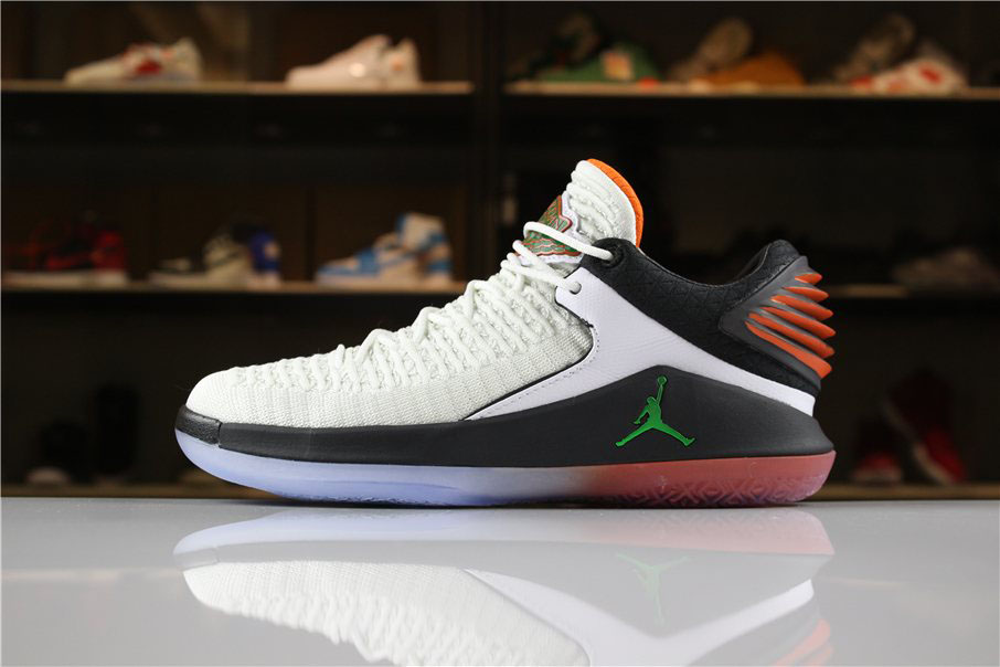 New Air Jordan 32 XXXII Low Gatorade Like Mike Summit White/Black-Team Orange AA1256-100