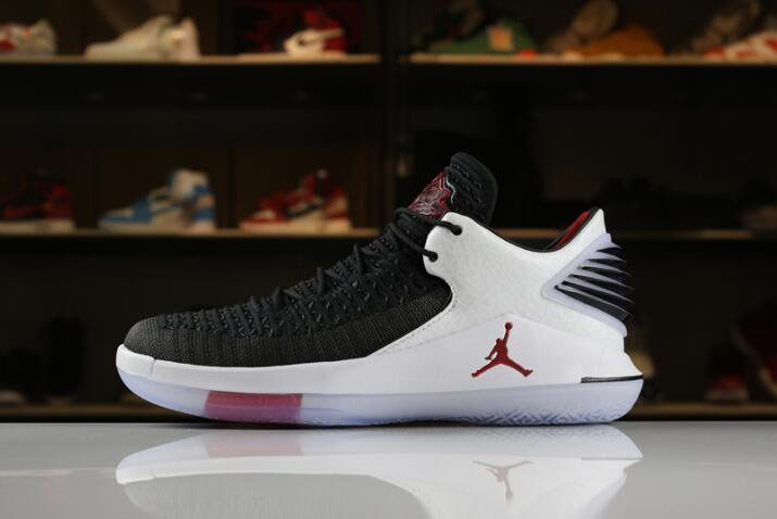 Men's Air Jordan 32 Low PF Free Throw Line Black/University Red-White For Sale