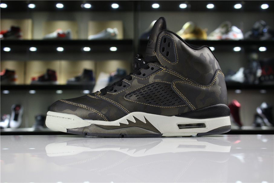Air Jordan 5 Premium Heiress Metallic Field Camo 919710-030 For Sale
