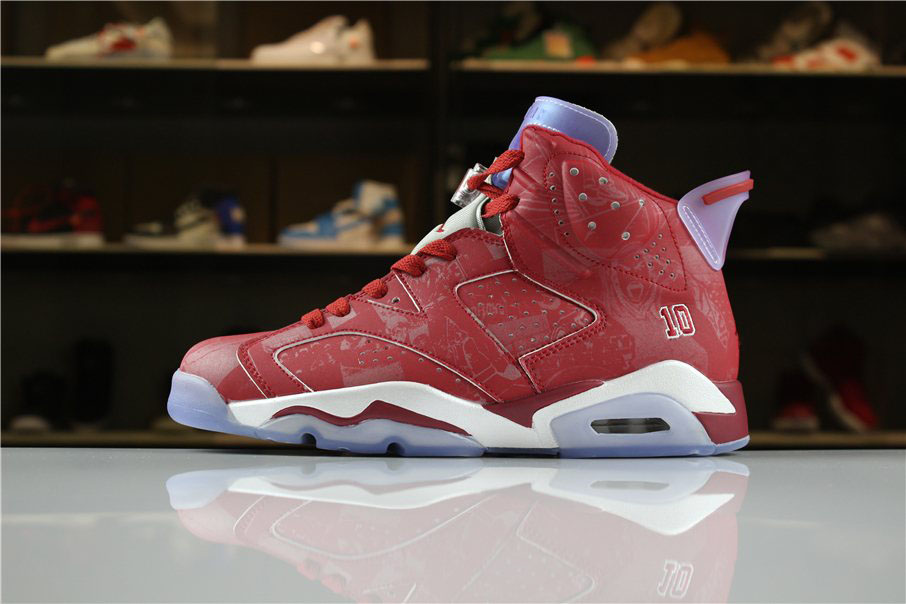 Air Jordan 6 Slam Dunk Varsity Red/White 717302-600 For Sale