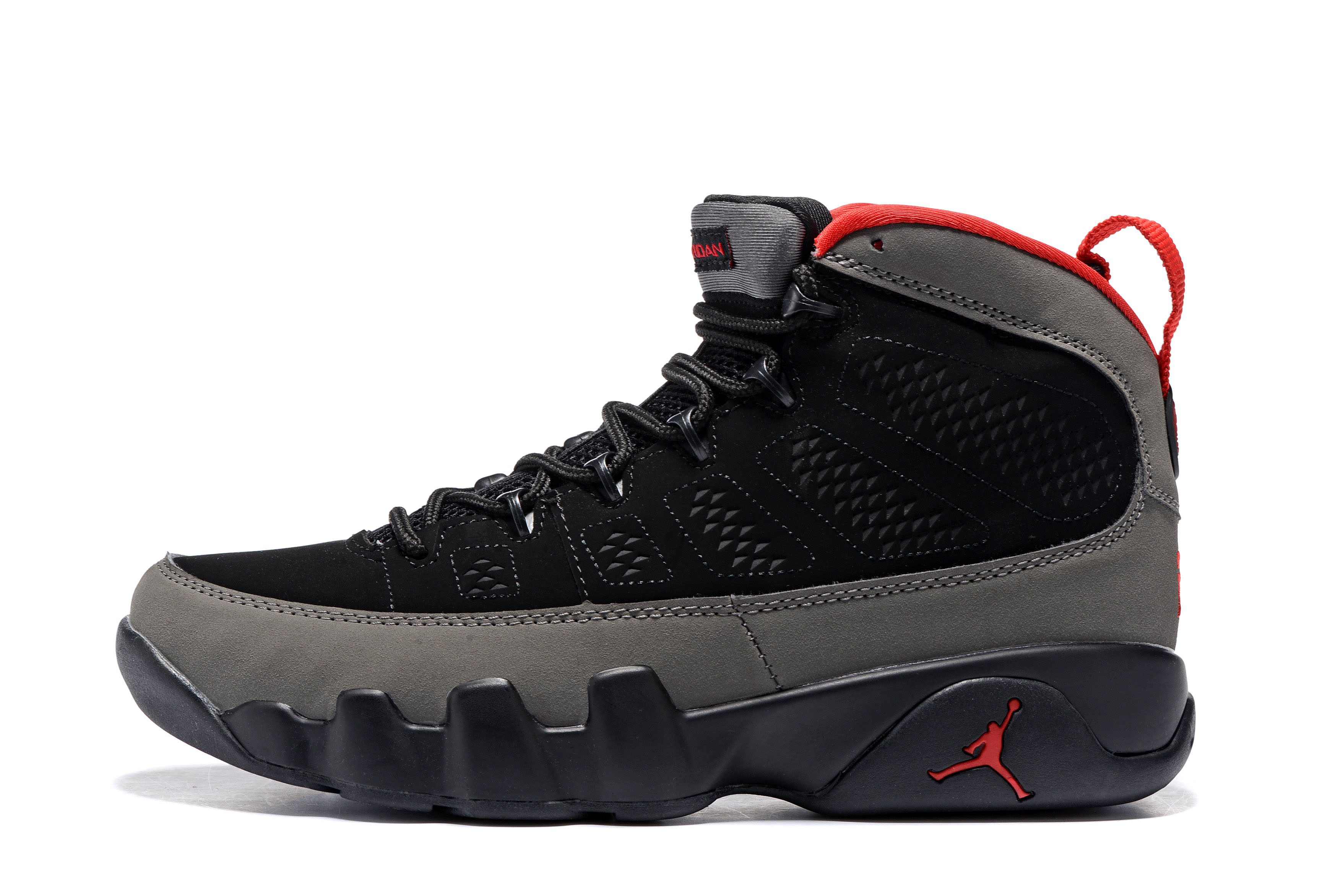 Air Jordan 9 Retro Charcoal Black/Dark Charcoal-True Red 302370-005