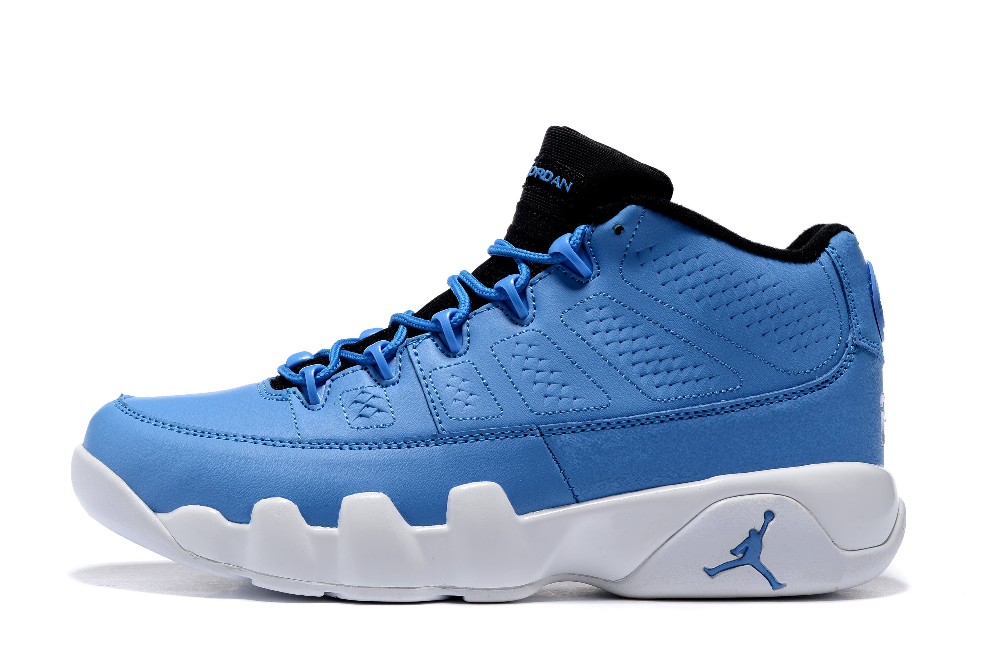 Men's Air Jordan 9 Retro Low Pantone University Blue/White-Black For Sale
