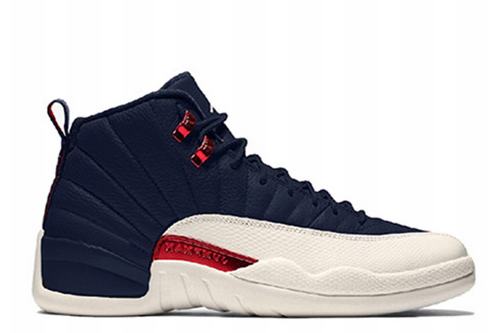 New Air Jordan XII(12) College Navy-114 Basketball Shoes Online