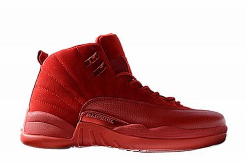 New Air Jordan XII(12) Red Suede-098 Shoes Online