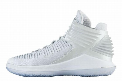New Air Jordan XXXII(32) Pure Platinum-009 Basketball Shoes Online