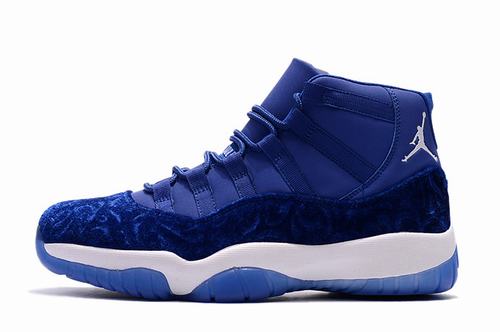 New Jordan 11 Velvet Heiress Blue-180 Shoes Online