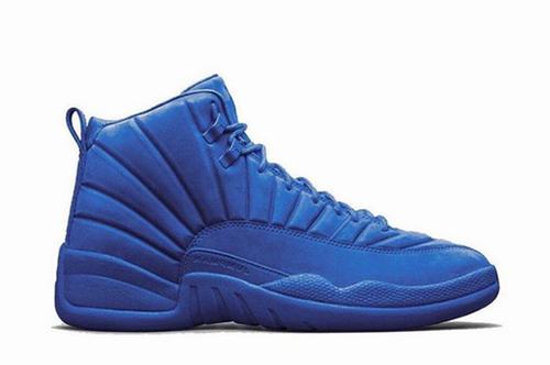 New Jordan XII(12) Blue Suede-079 Releases For Sale