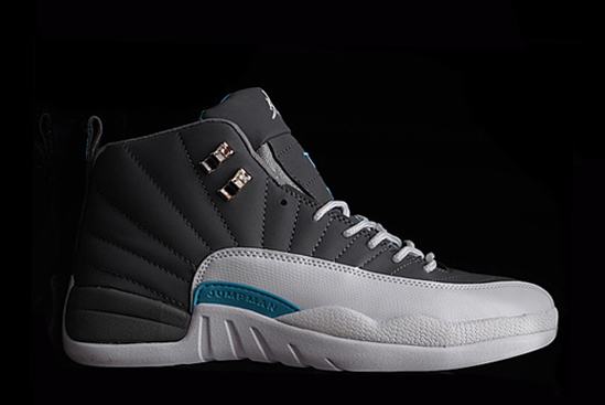 New Jordan XII(12) Grey University Blue-078 Releases For Sale
