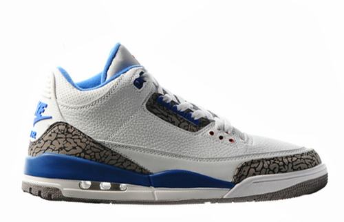 New Nike Air Jordan III(3) True Blue-089 Releases For Sale