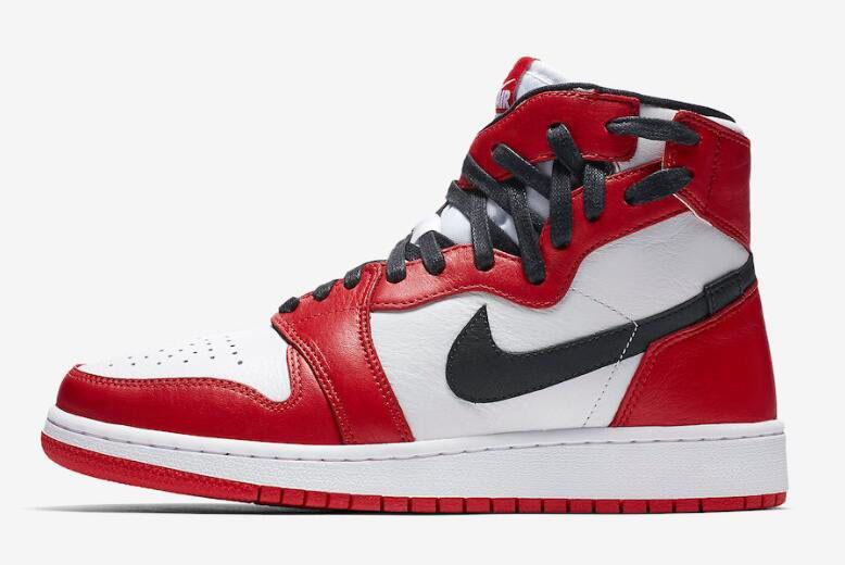Women's Air Jordan 1 Rebel Chicago White/Varsity Red-Black AT4151-100