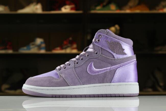 Women's Air Jordan 1 Retro High SOH Orchid Mist/White-Metallic Gold AO1847-550