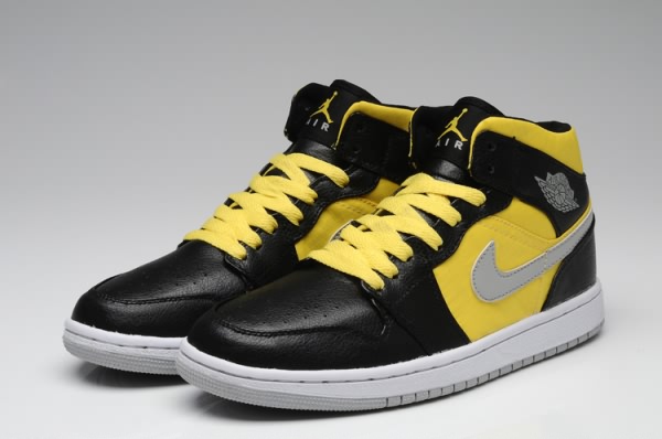 Air Jordan 1 Black/Yellow for Men
