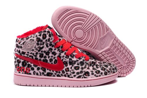 Air Jordan 1 & Jordan I Fluff Leopard Red