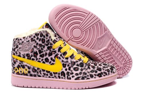 Air Jordan 1 & Jordan I Fluff Leopard Yellow