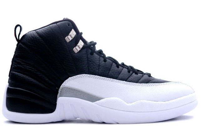 Air Jordan 12 & Jordan xii Original (OG) Playoffs (Black / Varsity Red White Metallic Silver)