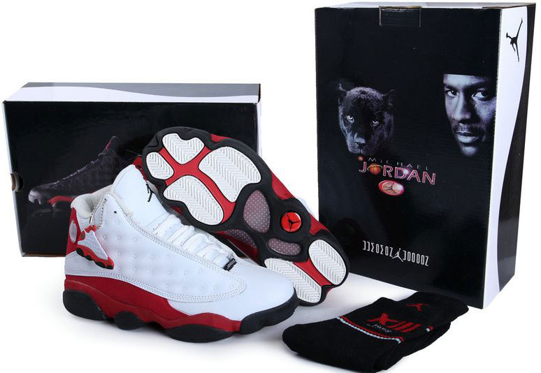 Air Jordan 13 Vintage/Hardback Edition White Red Black | Air Jordan XIII