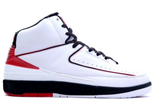 Air Jordan 2 & Jordan II Retro/White/Varsity Red Black