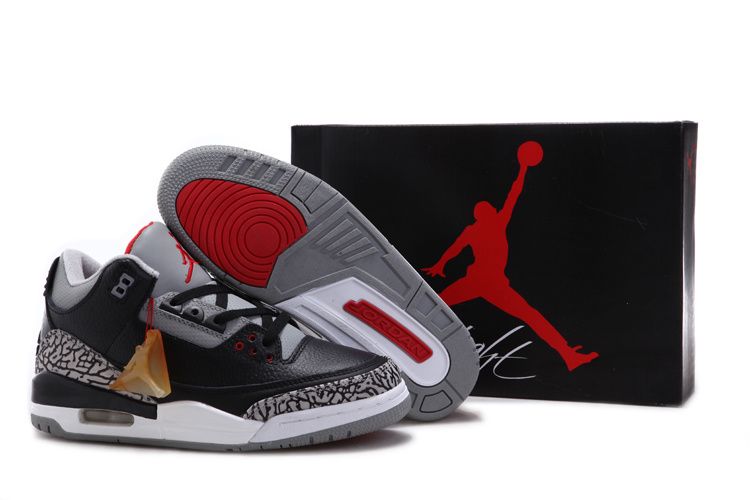 Air Jordan 3 & Jordan III Black Cement