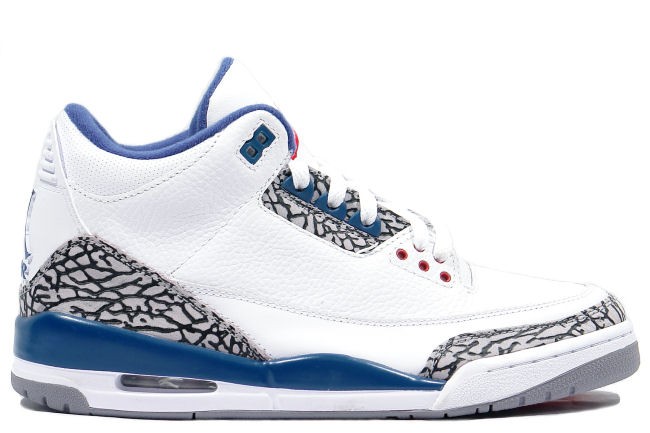 Air Jordan 3 & Jordan III Retro White/True Blue