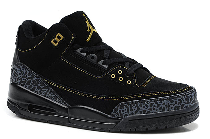 Air Jordan 3 & Jordan III Suede Black Cement