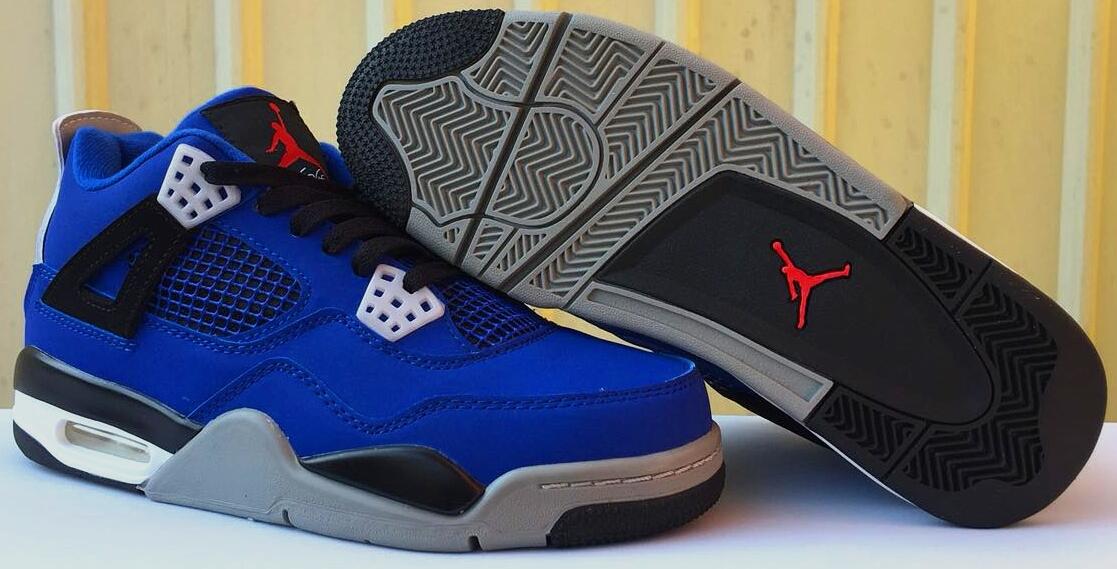 Air Jordan 4 & Jordan IV 2020 Retro Black Black Blue