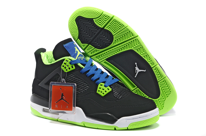 Air Jordan 4 & Jordan IV 2020 Retro Black White Green