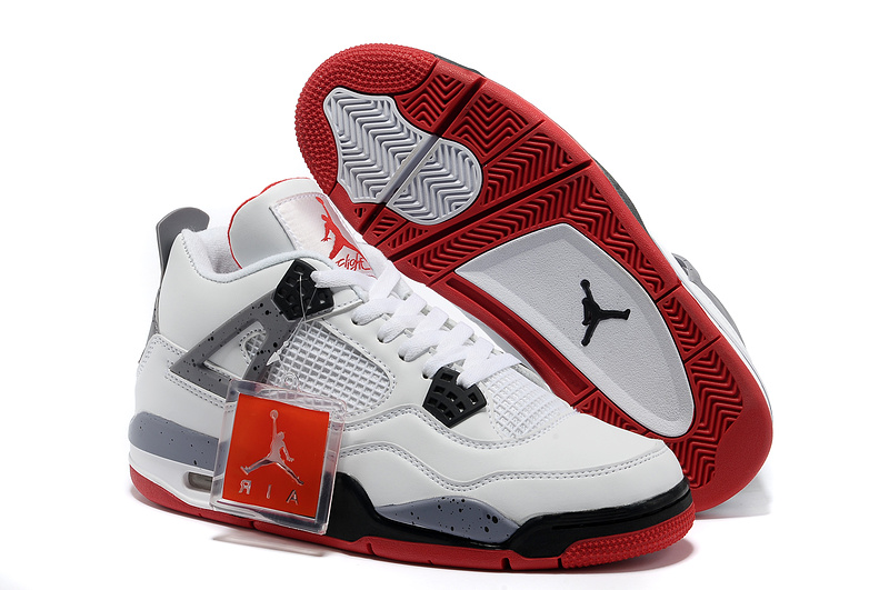 Air Jordan 4 & Jordan IV 2020 Retro White Cement Red