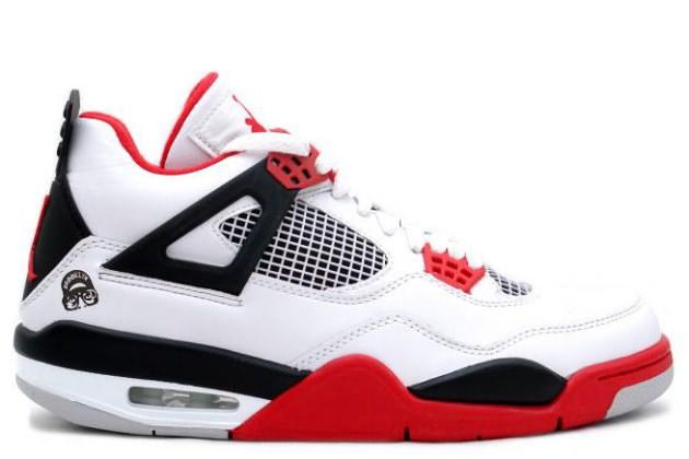 Air Jordan 4 & Jordan IV Retro Mars Blackmon (White / Varsity Red Black)