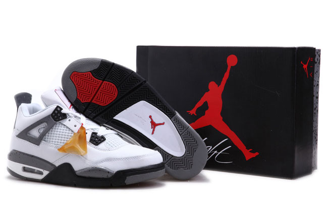 Air Jordan 4 & Jordan IV Retro "Cement White"