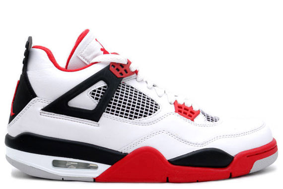 Air Jordan 4 & Jordan IV Retro "Fire Red"