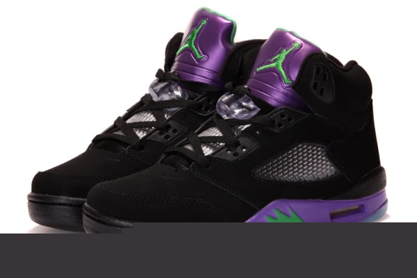 Air Jordan 5 V Retro Black Purple for Men