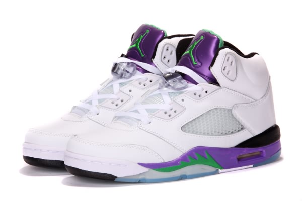 Air Jordan 5 V Retro White Purple for Men