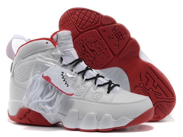 Air Jordan 9 White/Sport Red | Air Jordan IX