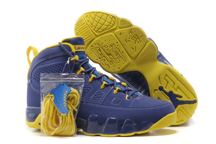 Air Jordan IX (9) Calvin Bailey Deep Royal/University Gold White