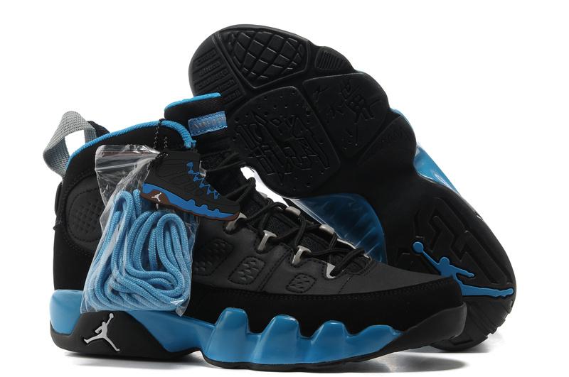 Air Jordan IX (9) Retro Black/Matte Silver University Blue