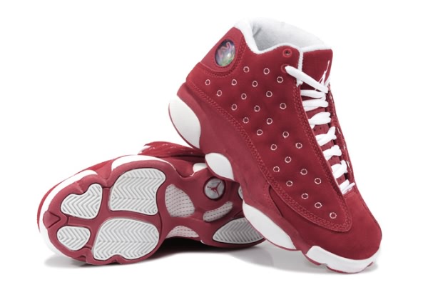 Air Jordan Retro 13 Fur for Women Red