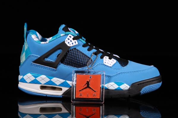 Air Jordan Retro 4 Free Blue/Black for Men