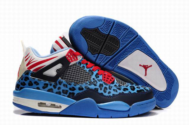 New Air Jordan 4 & Jordan IV Red White Blue