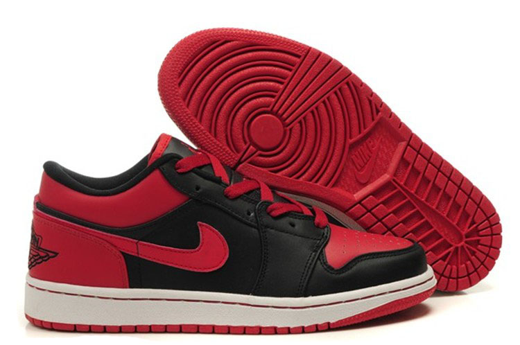 New Air Jordans 1 Low Black/Varsity Red