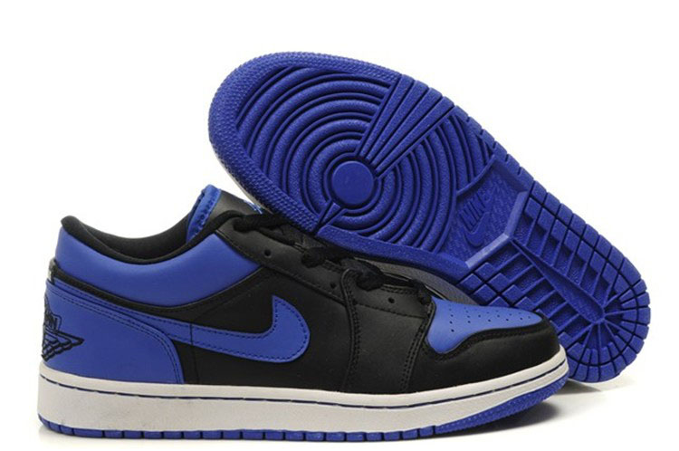 New Air Jordans 1 Low Phat Black/Varsity Royal White