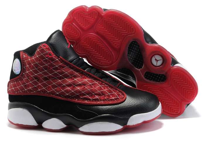 Women Air Jordan 13 Black White /Claret Red | Air Jordan XIII