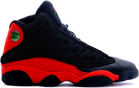 Women Air Jordan 13 Black/Varsity Red White