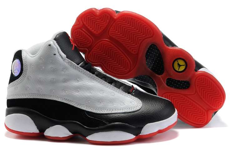 Women Air Jordan 13 White Black Red | Air Jordan XIII