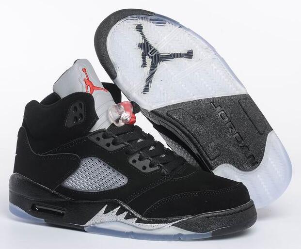 Women Air Jordan 5 Suede Grey/Dark Navy Blue