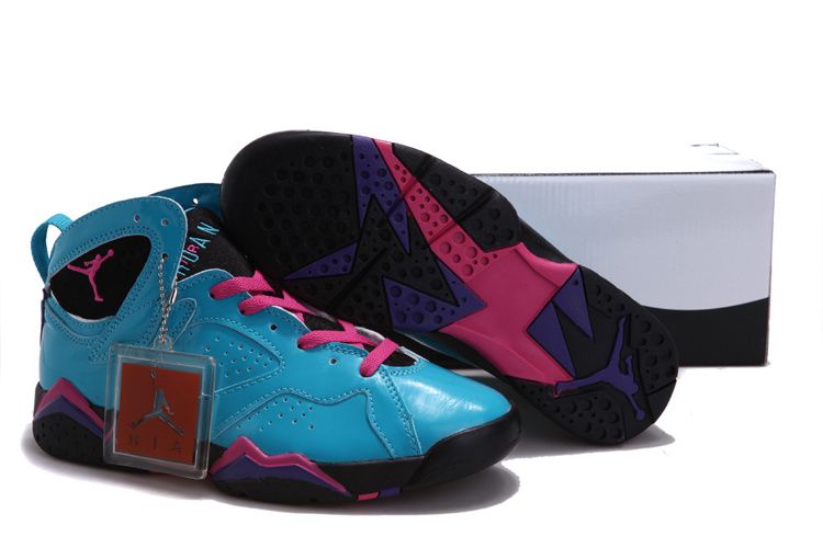 Women Air Jordan 7 Blue Pink | Wmns Air Jordan VII