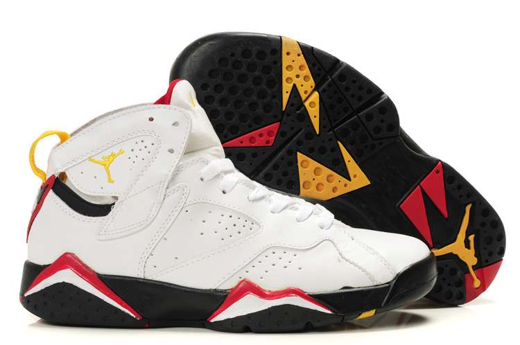 Women Air Jordan 7 retro shoes white black yellow red | Wmns Air Jordan VII
