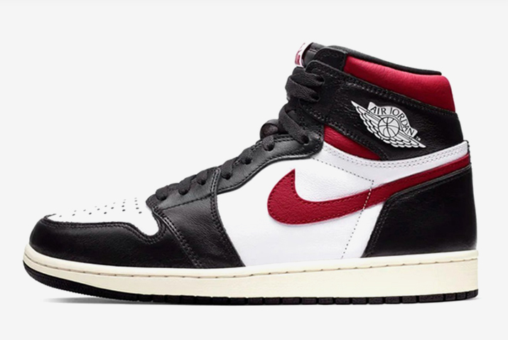 555088-061 Air Jordan 1 High Black Gym Red 2020 For Sale