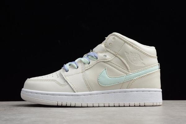 Air Jordan 1 Mid GG Phantom/Igloo/Purple Rise 555112-035