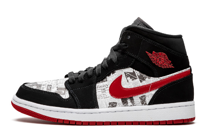 Air Jordan 1 Mid SE AJ1 Graffiti 852542-061 For Sale