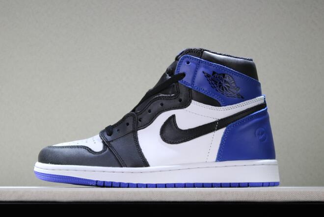 Air Jordan 1 x Fragment Design Black/Sport Royal-White 716371-040